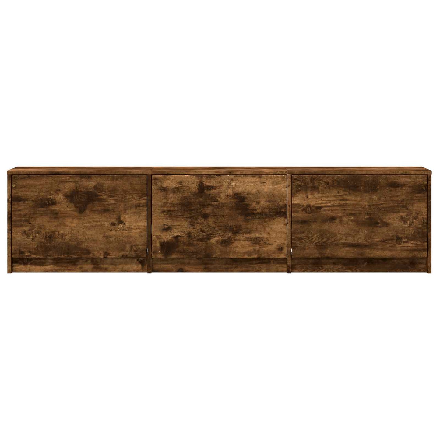 LED-es tévéállvány 165 x 34 x 40 cm Füstölt Tölgy Mérnöki fa