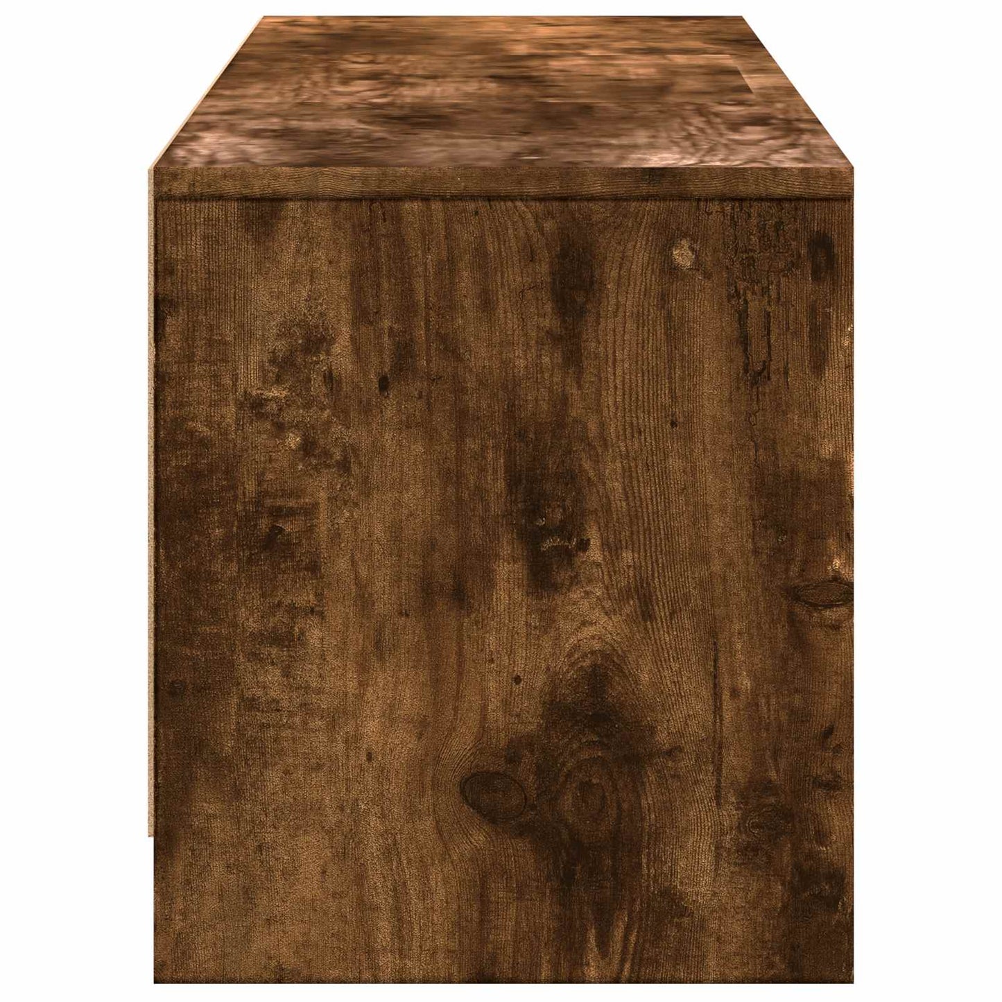 LED-es tévéállvány 165 x 34 x 40 cm Füstölt Tölgy Mérnöki fa