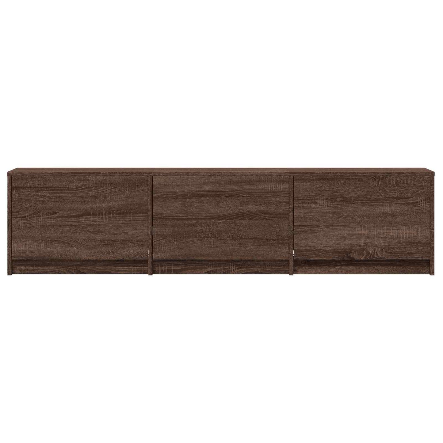 LED-es tévéállvány 165 x 34 x 40 cm Barna tölgy Mérnöki fa