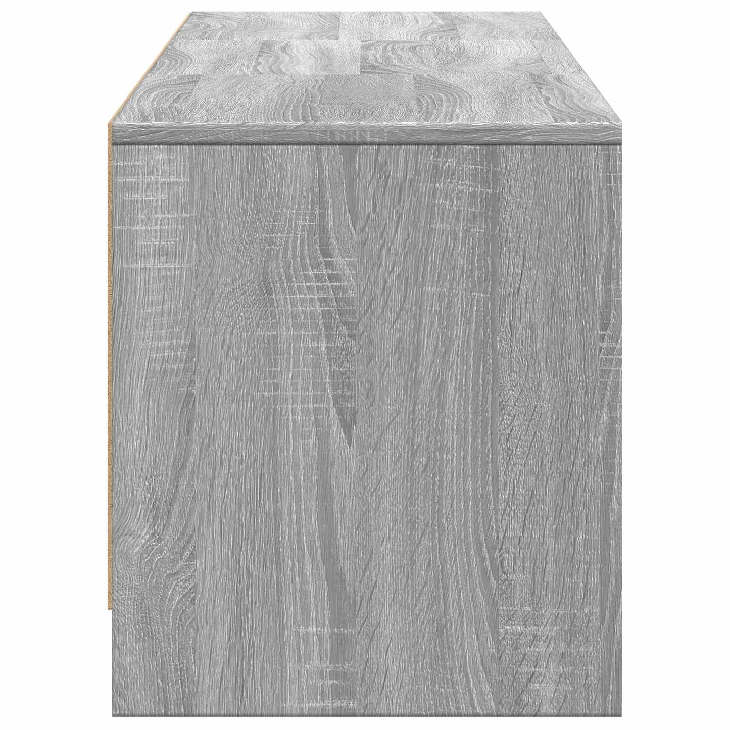 LED-es tévéállvány 165x34x40 cm Szürke Sonoma Mérnöki fa