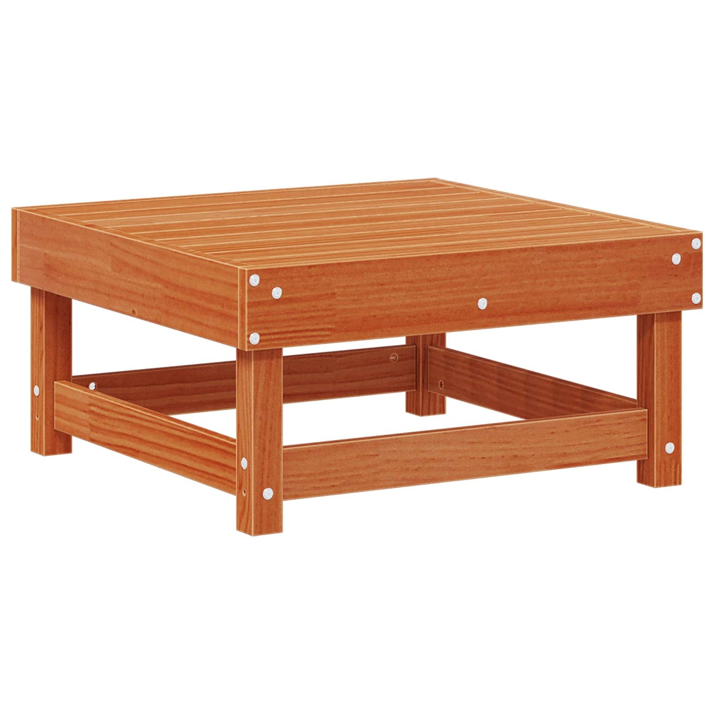 Kerti lounge szett 5 pcs Viaszbarna Tömör fenyő