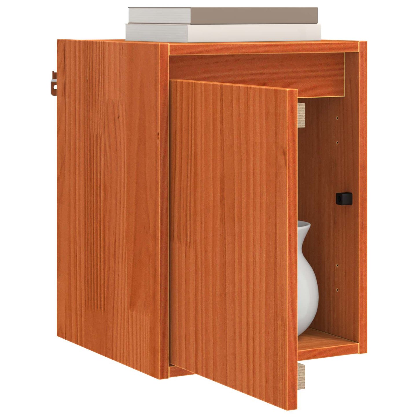 Fali Szekrény 2 pcs Faggyú barna 30 x 30 x 40 cm Tömör fenyőfa