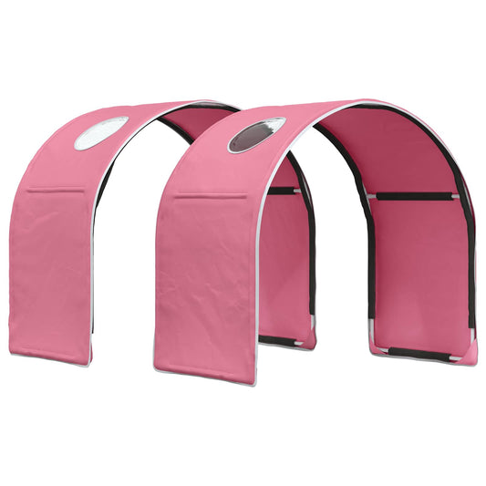 Ágy Alagút 2 pcs Rózsaszín 211 x 52,5 x 2 cm Poliészter