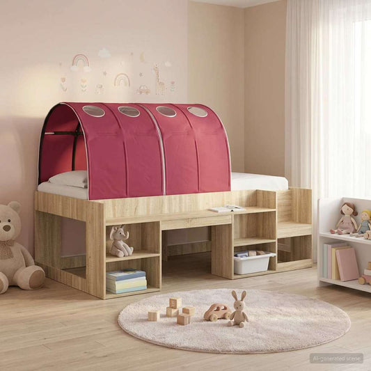Ágy Alagút 2 pcs Piros 211 x 67.5 x 2 cm Poliészter