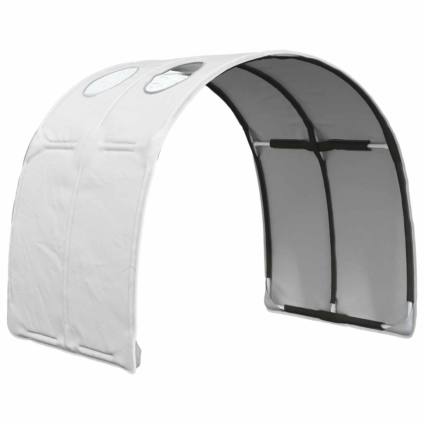 Ágy Alagút 2 pcs Fehér 211 x 67.5 x 2 cm Poliészter