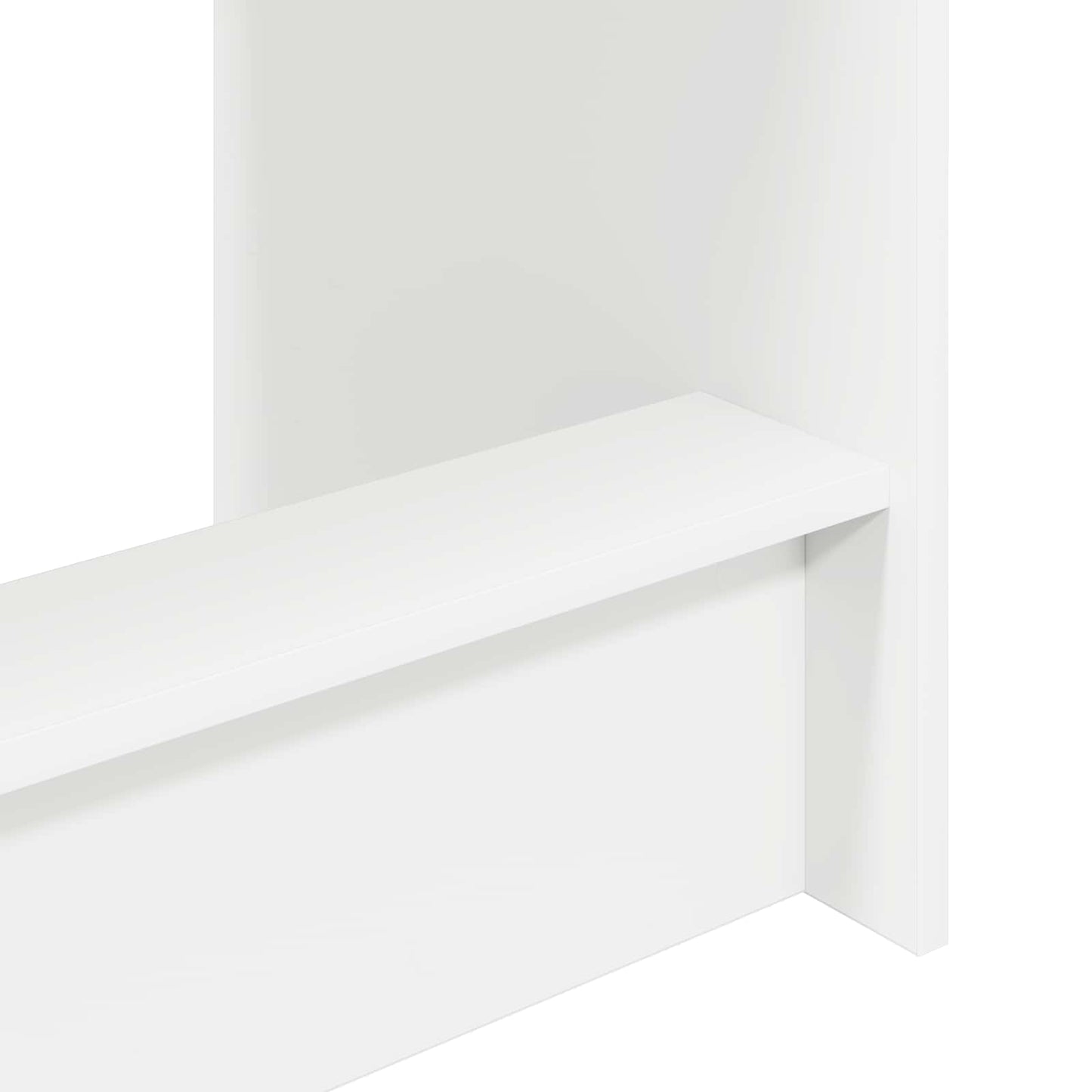 Ágyíróasztal Fehér Szerelt Fa 100 x 45 x 75 cm