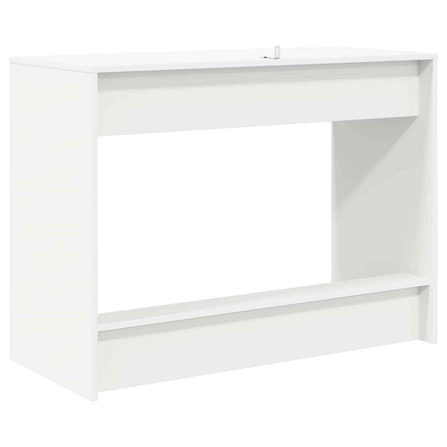 Ágyíróasztal Fehér Szerelt Fa 100 x 45 x 75 cm