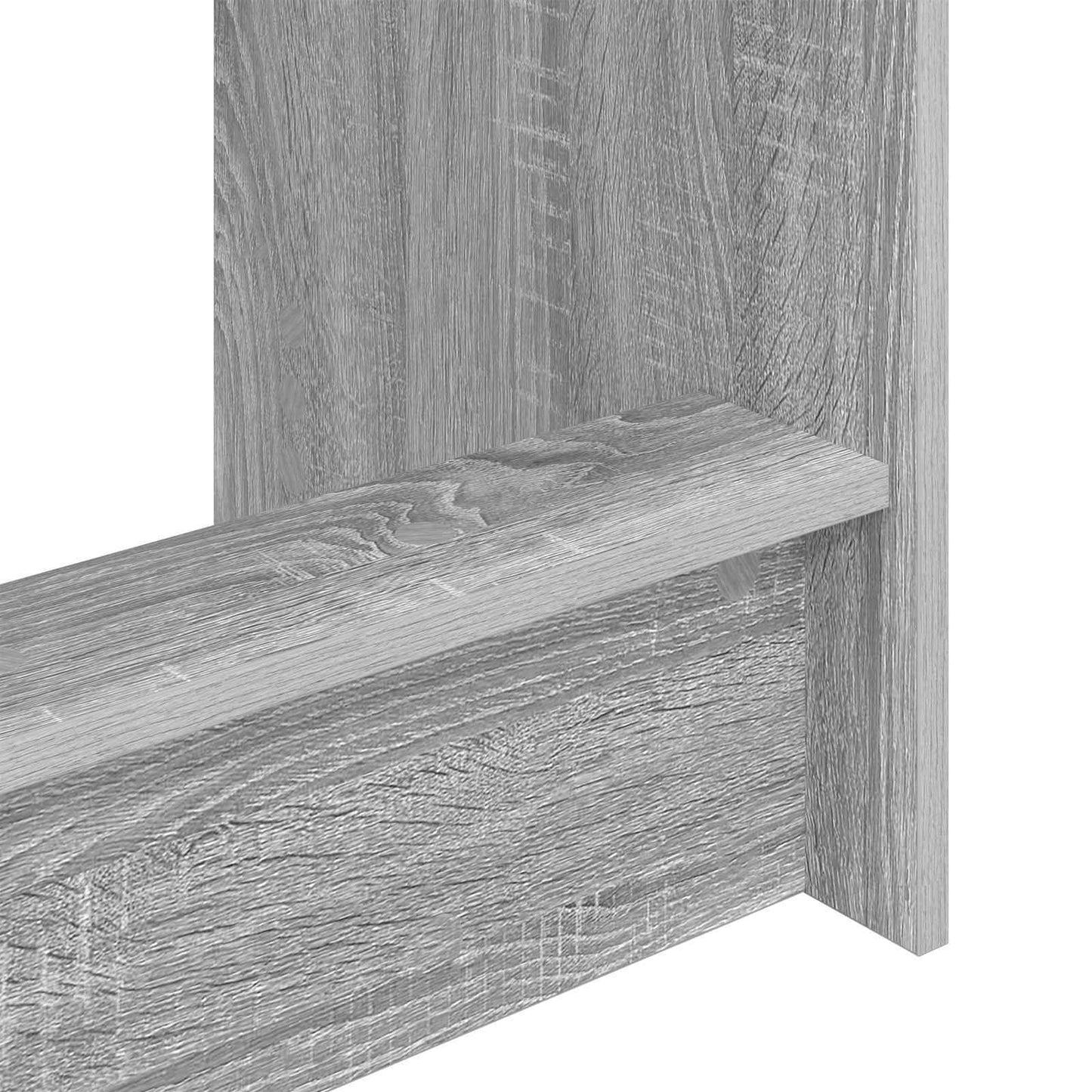 Ágyíróasztal Szürke Sonoma Szerelt Fa 100 x 45 x 75 cm