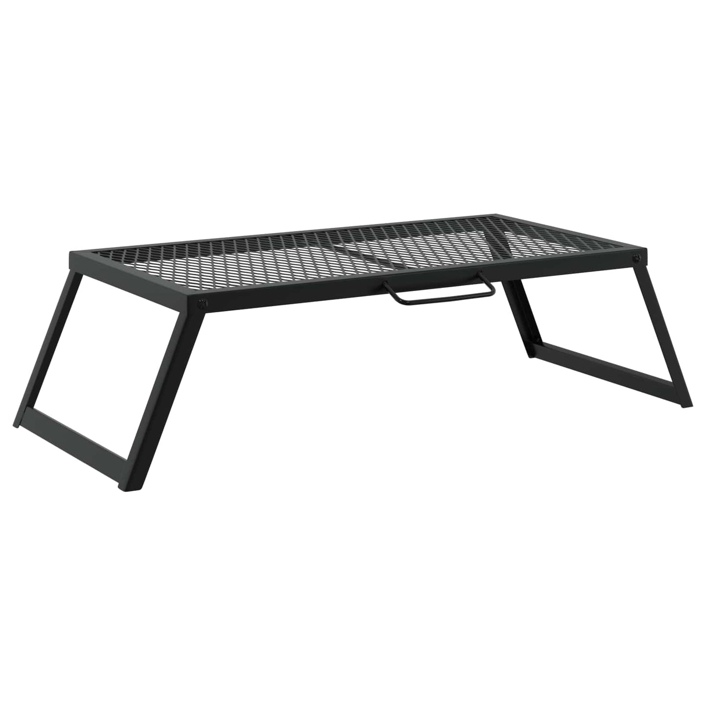 Összecsukható Kemping Grill Fekete 58 x 31 x 2 cm Ötvözött Acél