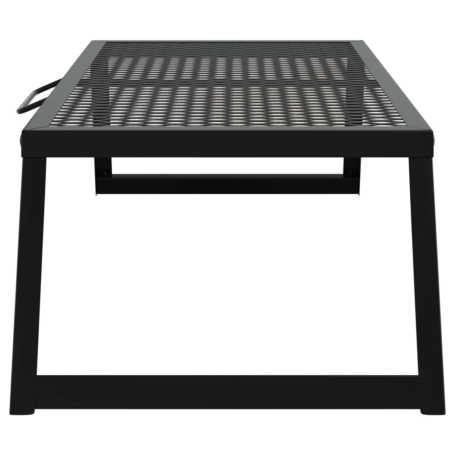 Összecsukható Kemping Grill Fekete 58 x 31 x 2 cm Ötvözött Acél