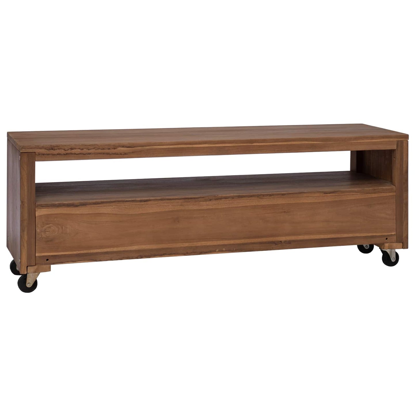 TV szekrény 110 x 30 x 40 cm Természetes Tömör Teakfa