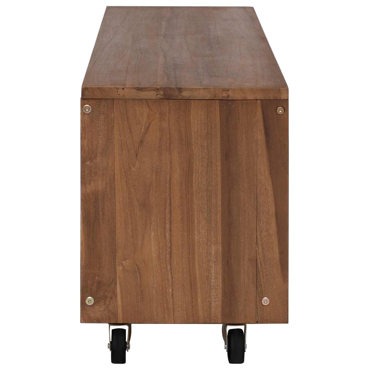 TV szekrény 110 x 30 x 40 cm Természetes Tömör Teakfa