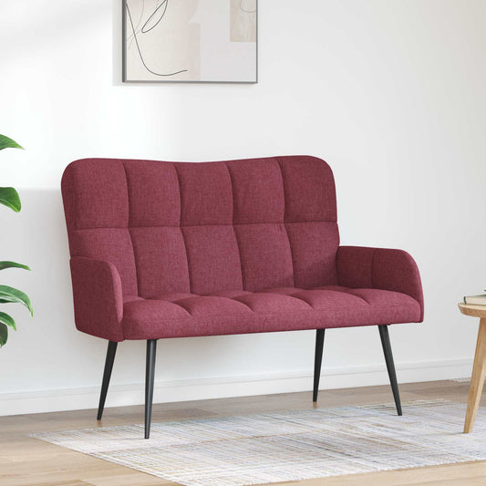 Kétüléses Kanapé Bordó 115 x 61 x 87 cm Szövet