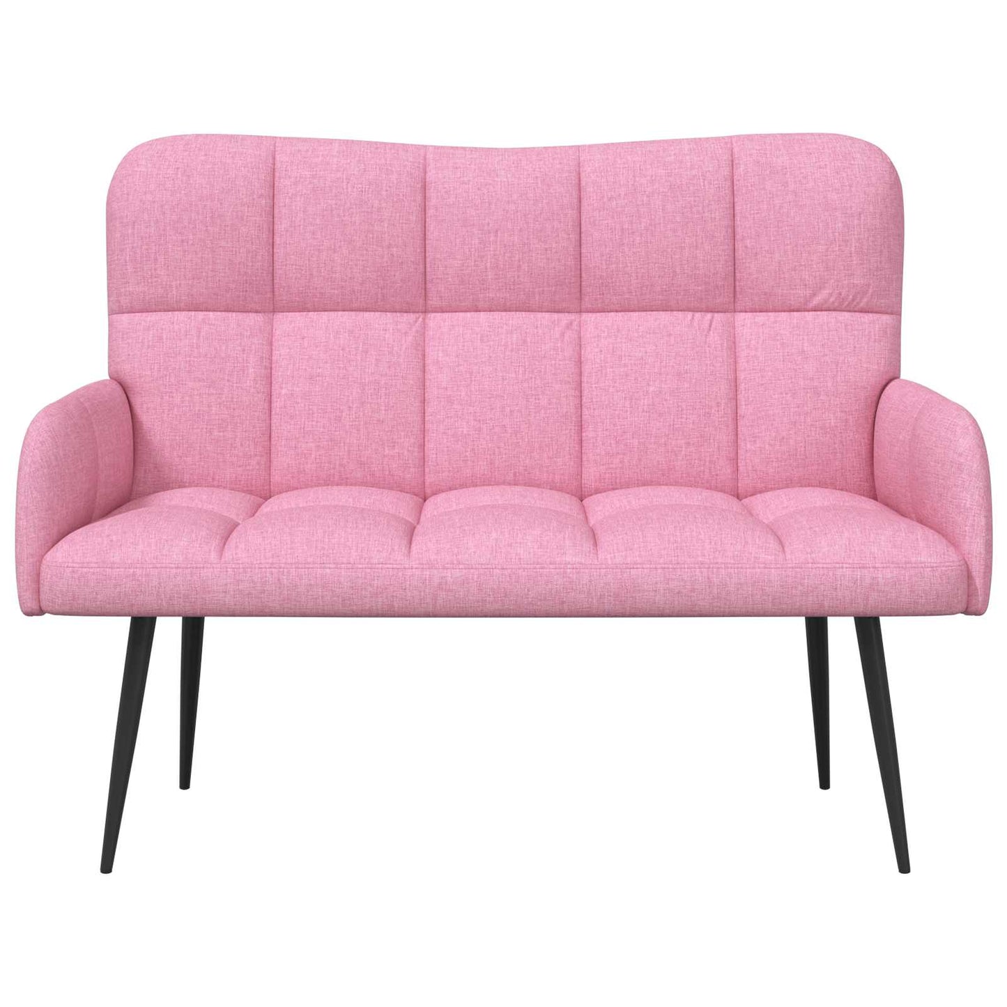 Kétüléses Kanapé Rózsaszín 115 x 61 x 87 cm Szövet
