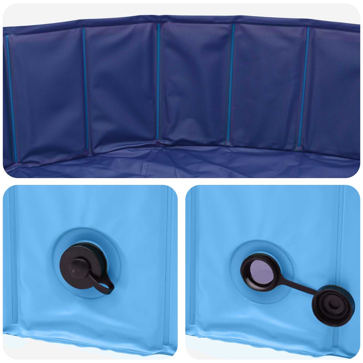 Gyerekmedence Ø 80 x 20 cm Kerek Gyermek számára Kék számára
