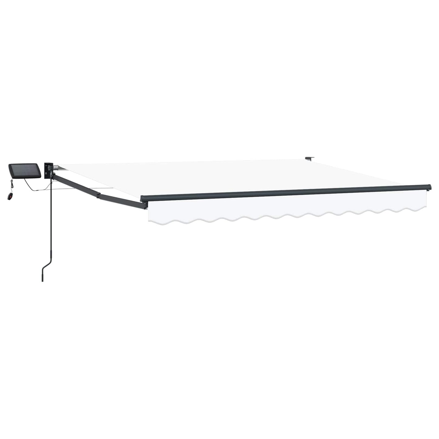 LED-es, kézi kihúzható napernyő 3,5 x 2 m
