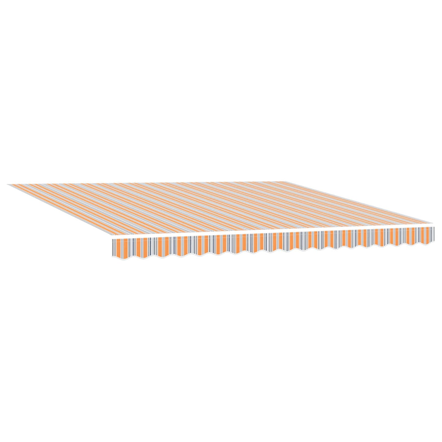Behúzható napellenző Narancs és Szürke 400 × 300 cm