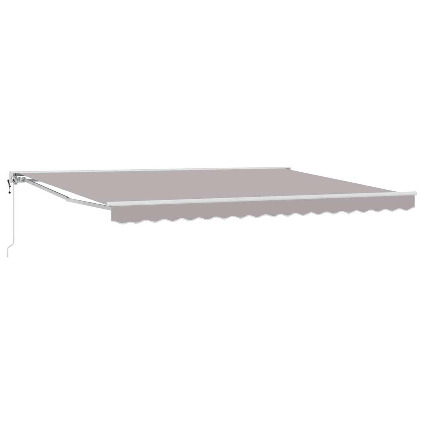 Elektromos Kihúzható Napernyő Világosszürke 5 × 3,5 m