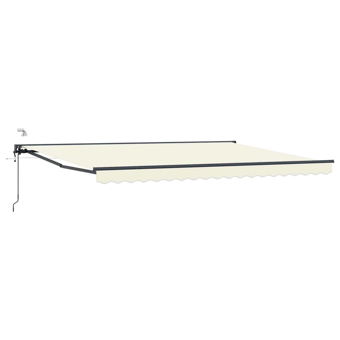 Elektromos Kihúzható Napernyő Krém és Antracit 4,5 × 3 m
