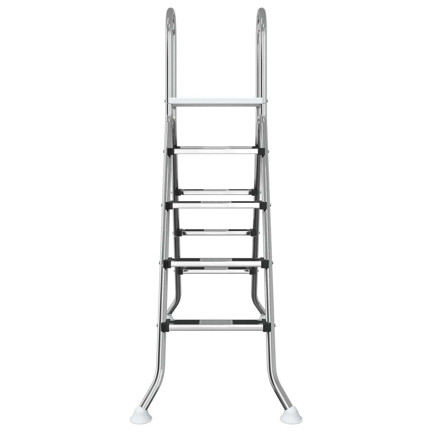Föld feletti medence létra 195 x 150 cm 4-lépcsős