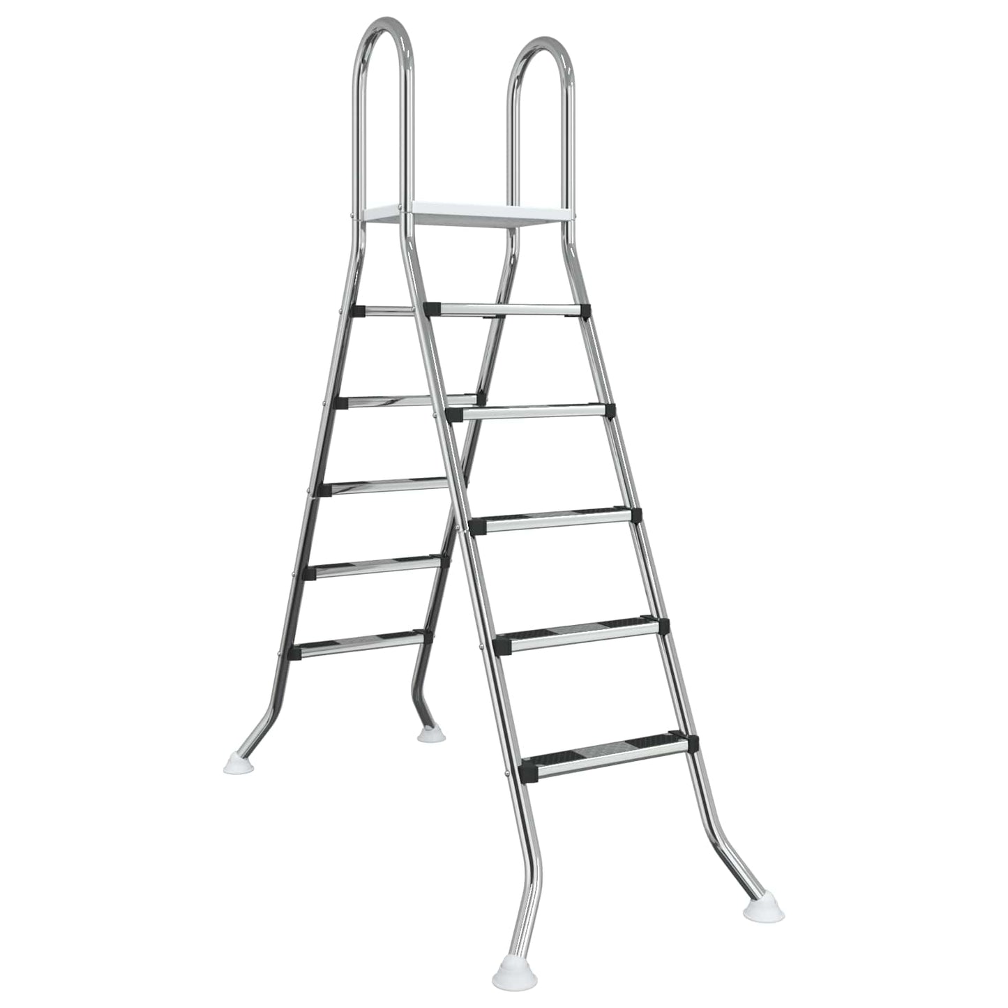 Föld feletti medence létra 224 x 175 cm 5-lépcsős