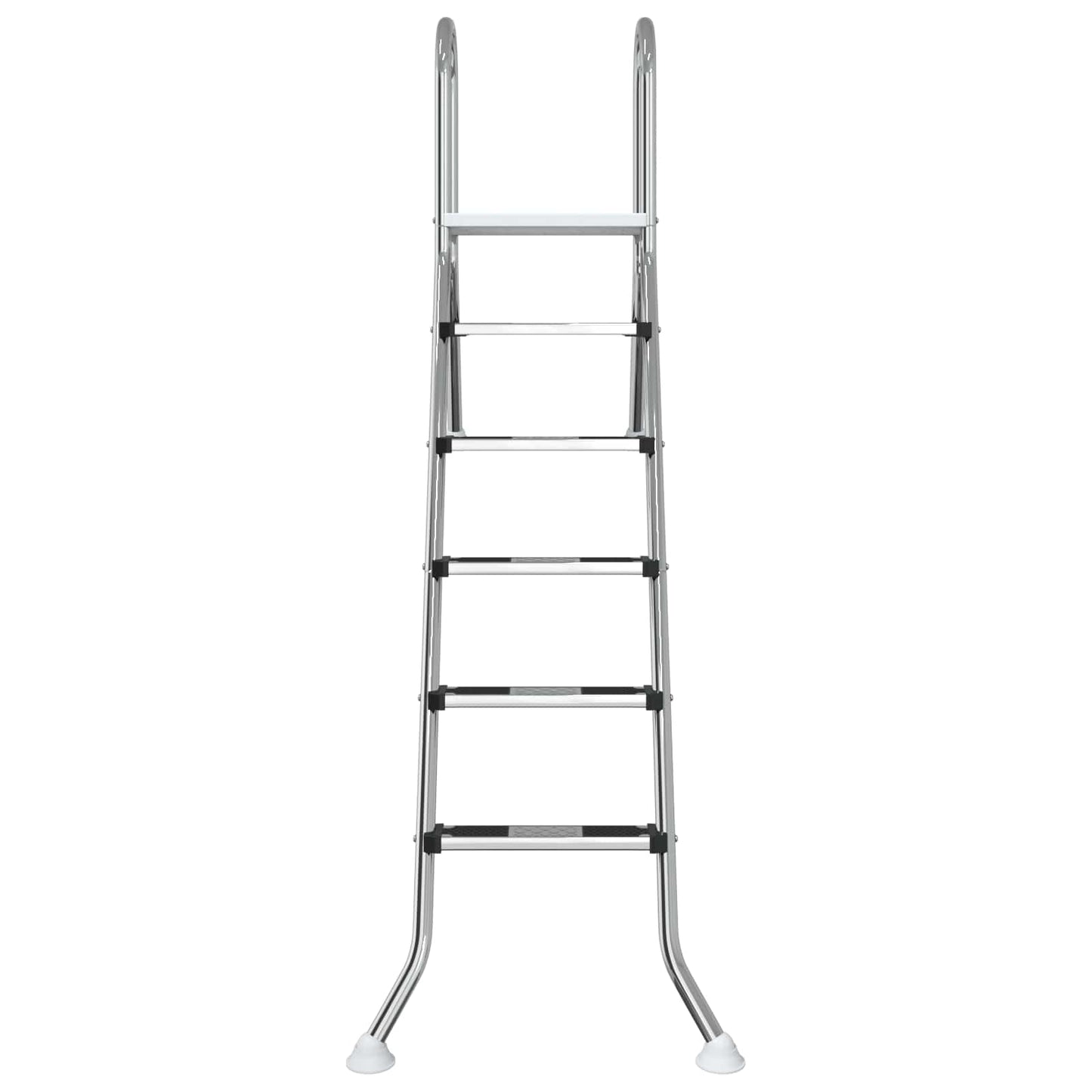 Részben földbe süllyesztett medencelétra 222 x 128 cm 5-lépcsős