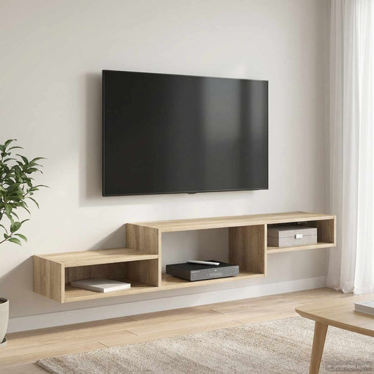 Falsítható TV Szekrény Falra szerelhető Sonoma Tölgy