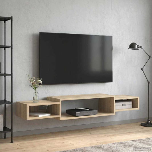 Falsítható TV Szekrény Falra szerelhető Sonoma Tölgy