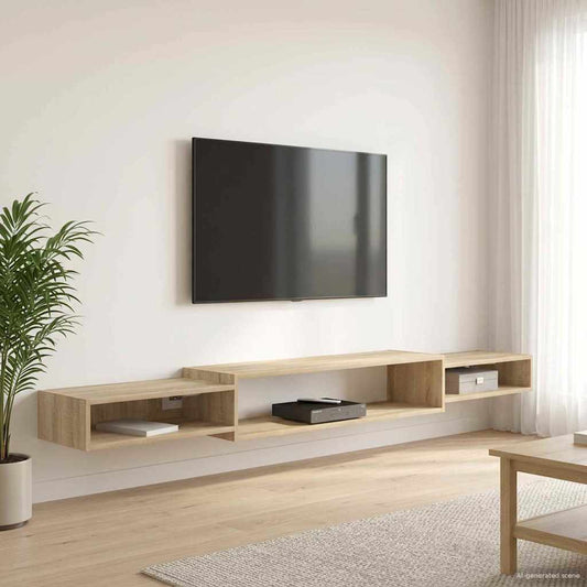 Falsítható TV Szekrény Falra szerelhető Sonoma Tölgy