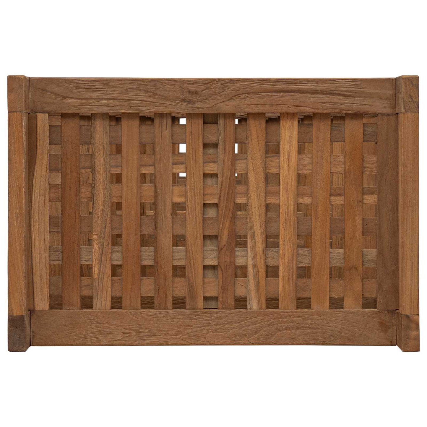 Fürdőszobai polc Természetes 45 x 30 x 97 cm Tömör Teakfa