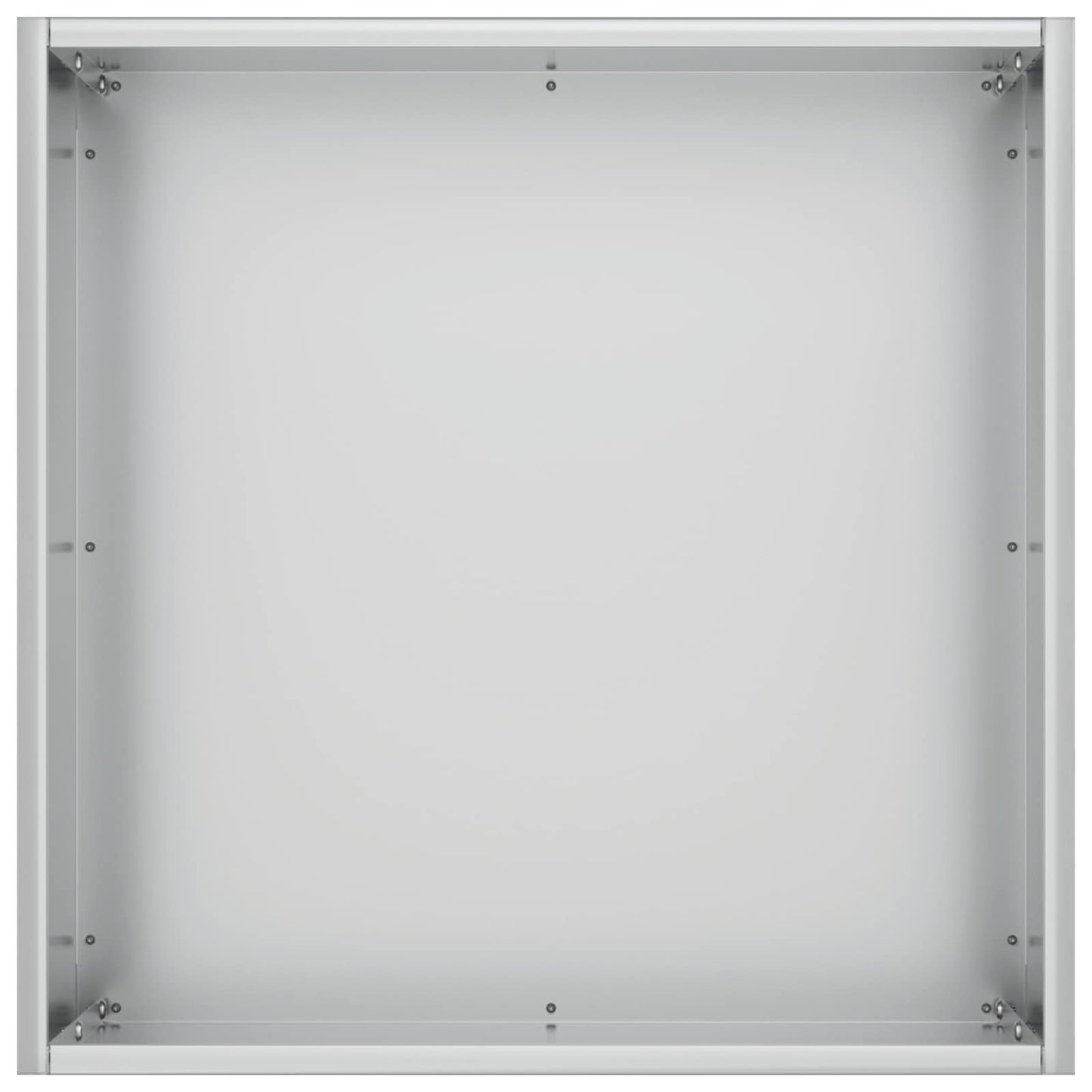 Kerti cserép 2 db Ezüst 35 x 35 x 35 cm Horganyzott Acél