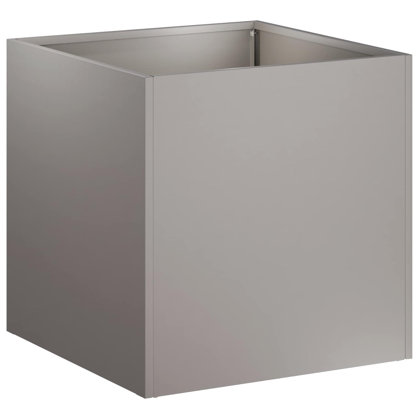 Kerti cserép 2 db Rozsdás 35 x 35 x 35 cm Időjárásálló Acél