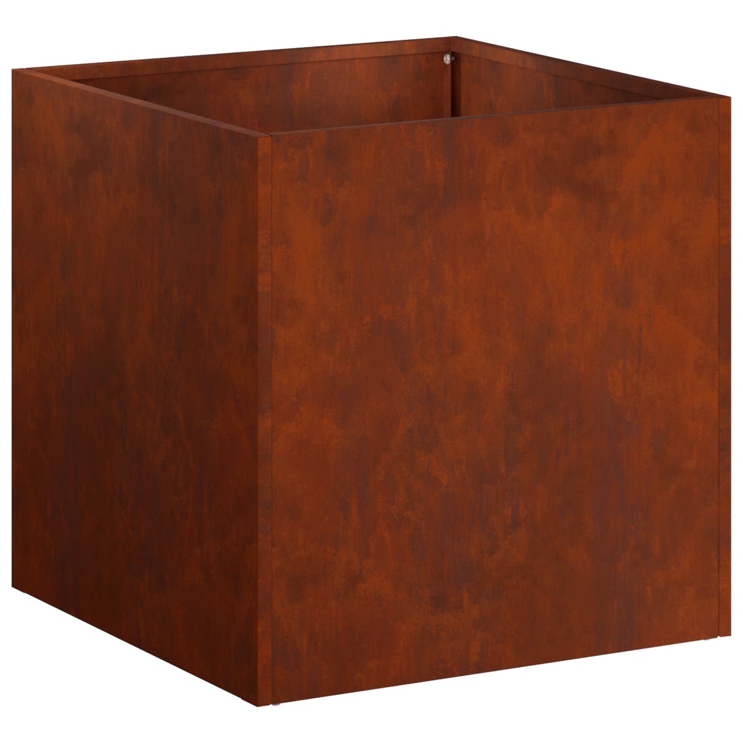 Kerti cserép 2 db Rozsdás 35 x 35 x 35 cm Időjárásálló Acél