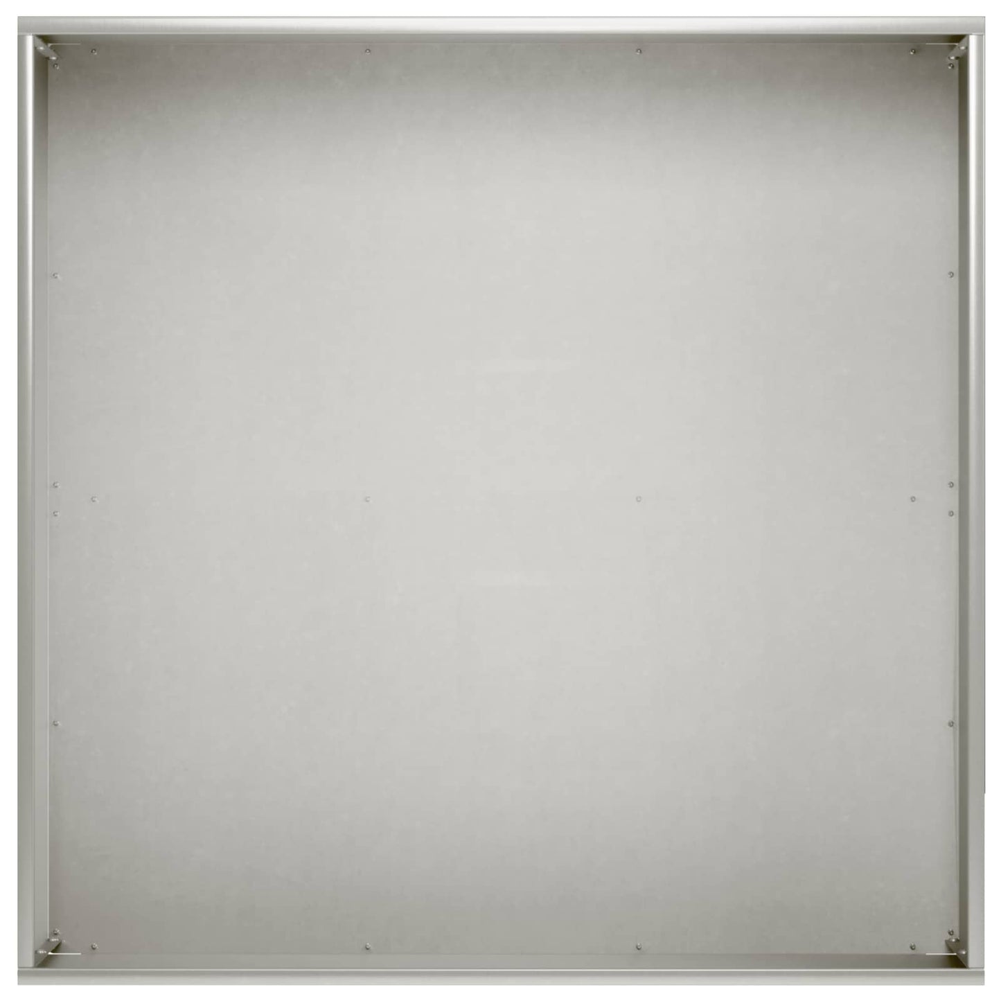 Kerti cserép Ezüst 60 x 60 x 20 cm Rozsdamentes Acél