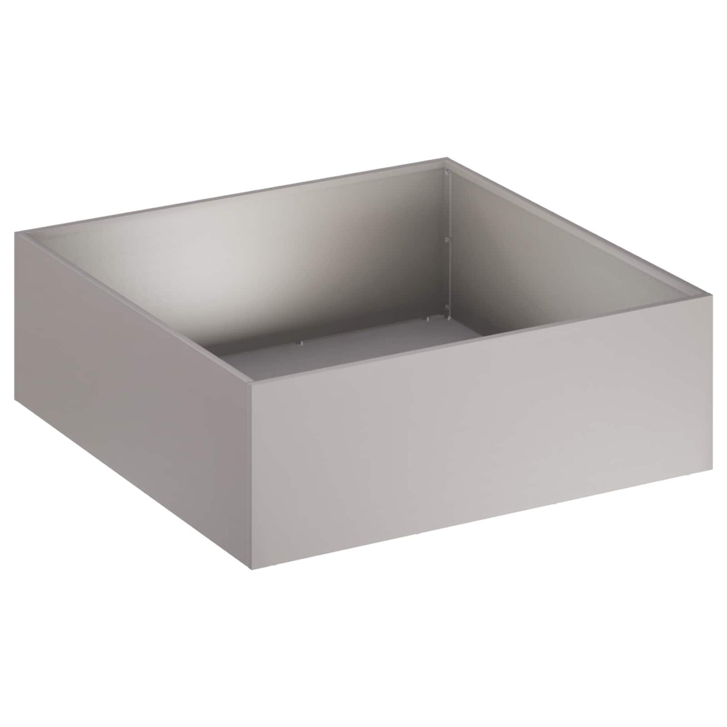 Kerti cserép Rozsdás 60 x 60 x 20 cm Időjárásálló Acél