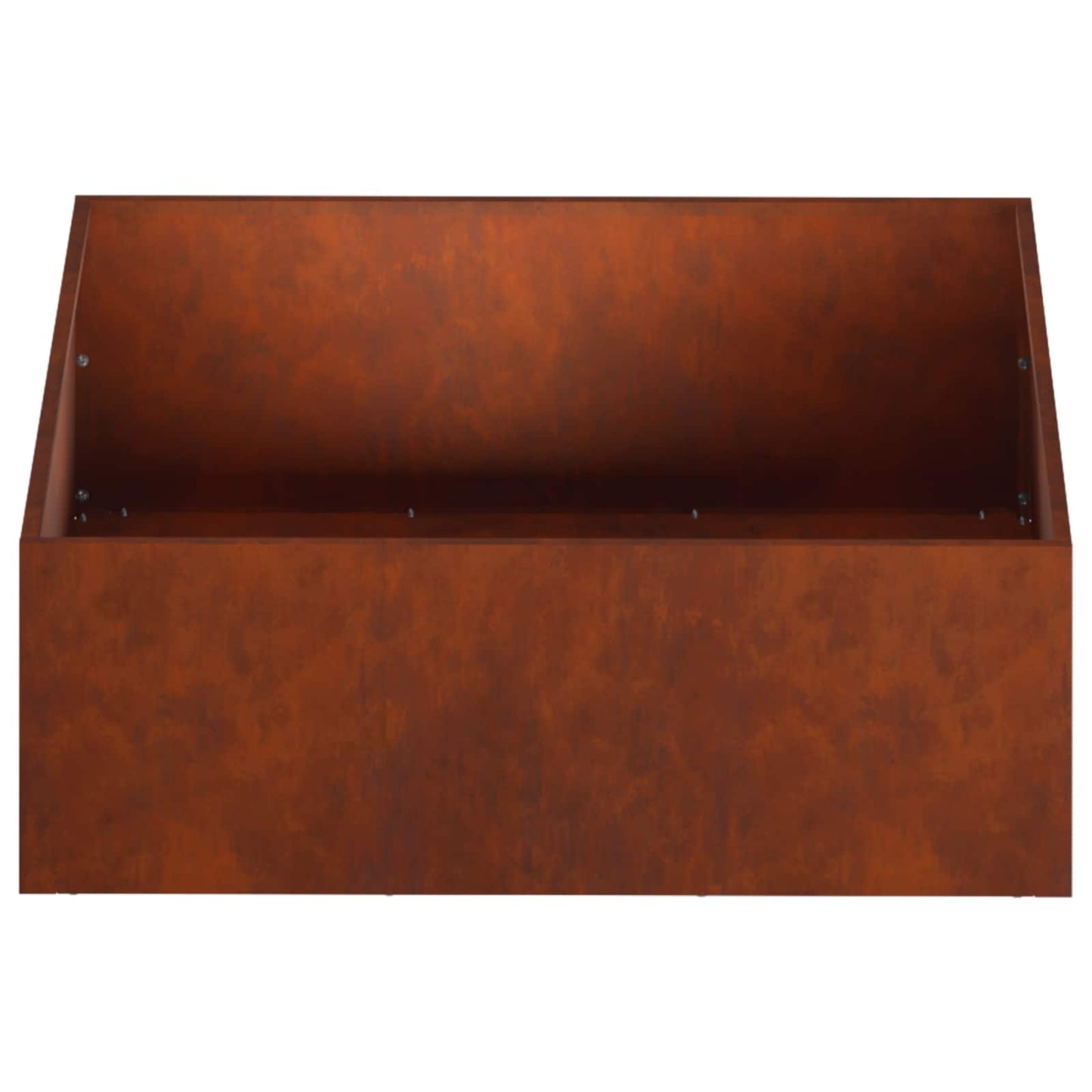 Kerti cserép Rozsdás 60 x 60 x 20 cm Időjárásálló Acél