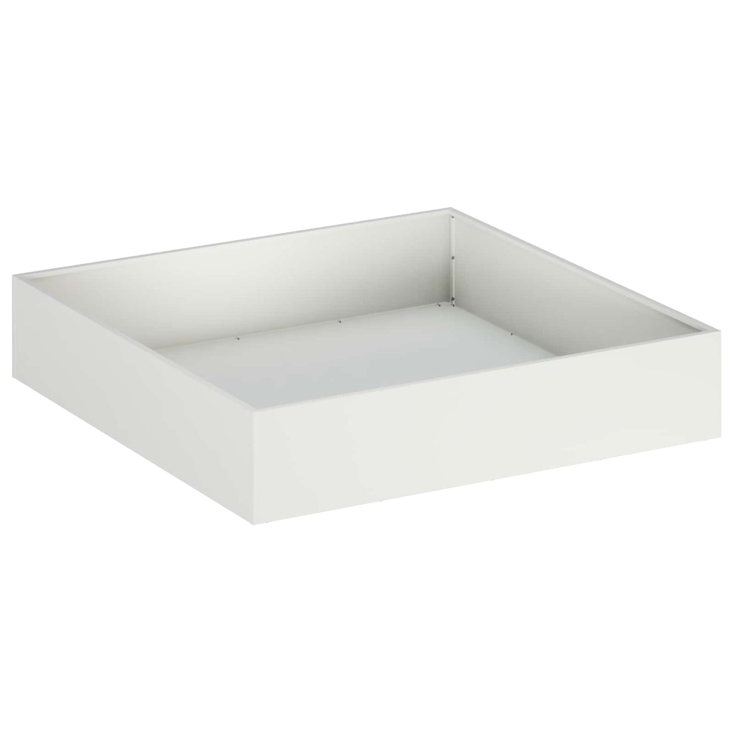 Kerti cserép 2 db Fehér 80 x 80 x 20 cm Hidegen hengerelt acél