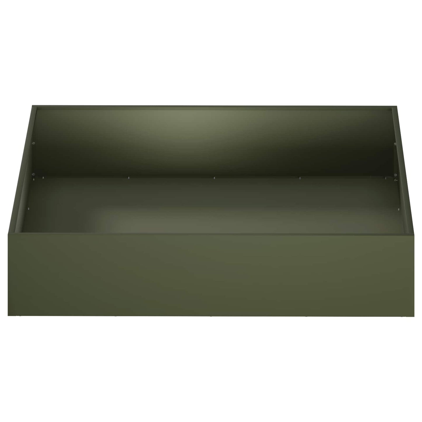 Kerti cserép 2 db Olajzöld 80 x 80 x 20 cm