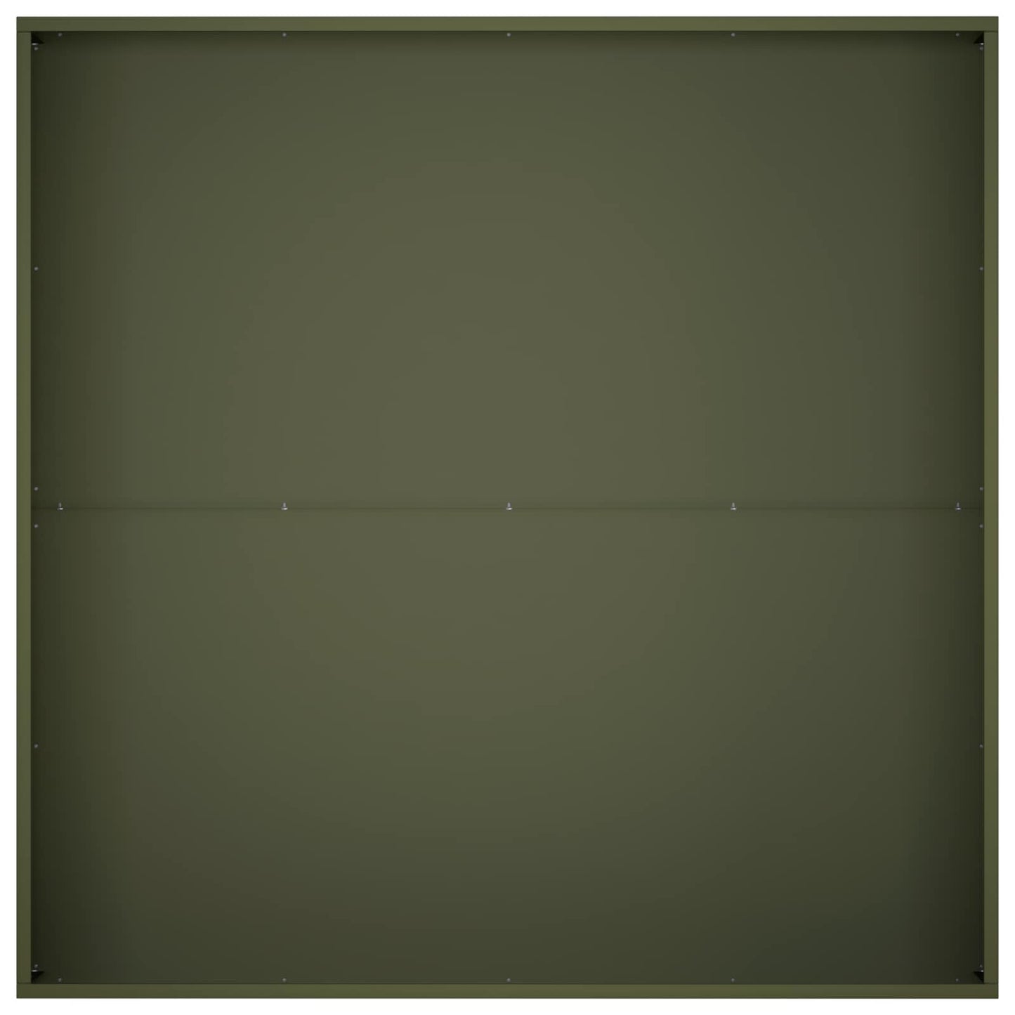 Kerti cserép 2 db Olajzöld 80 x 80 x 20 cm