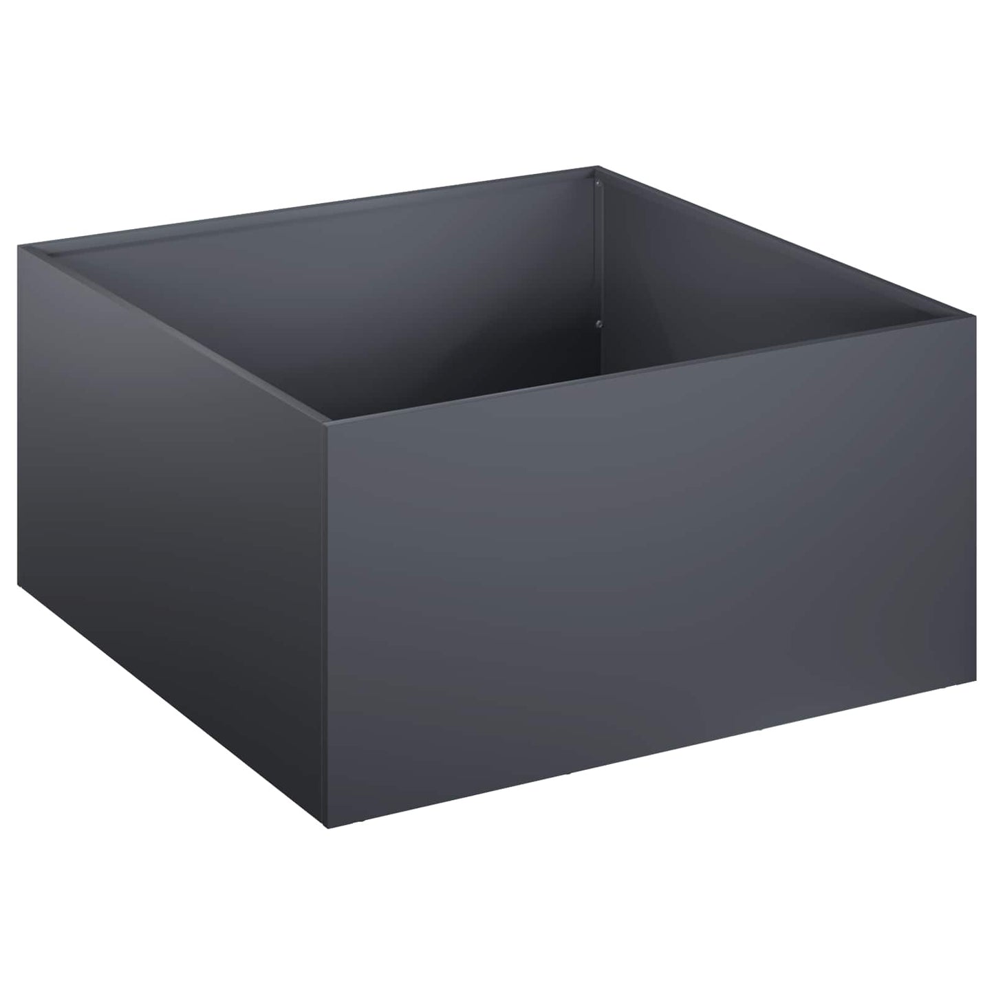 Kerti cserép 2 db Antracitszürke 60 x 60 x 30 cm