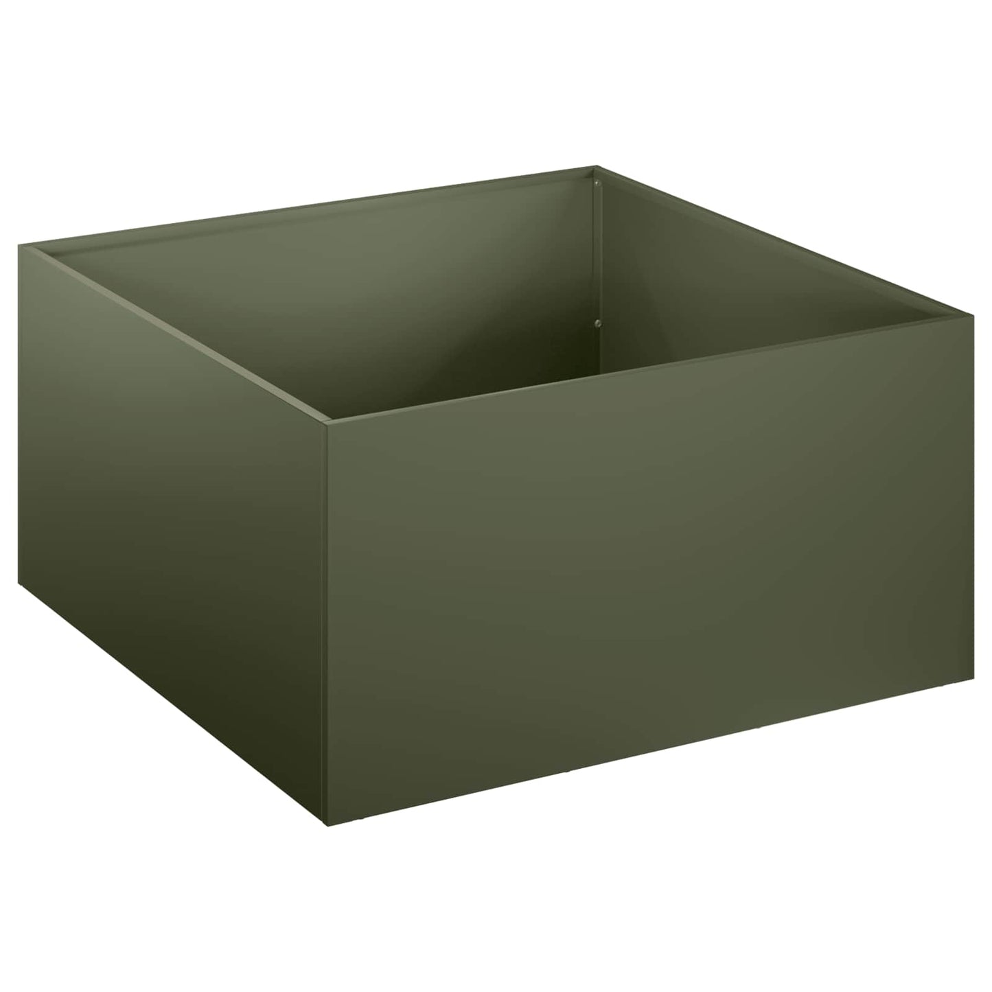 Kerti cserép 2 db Olajzöld 60 x 60 x 30 cm