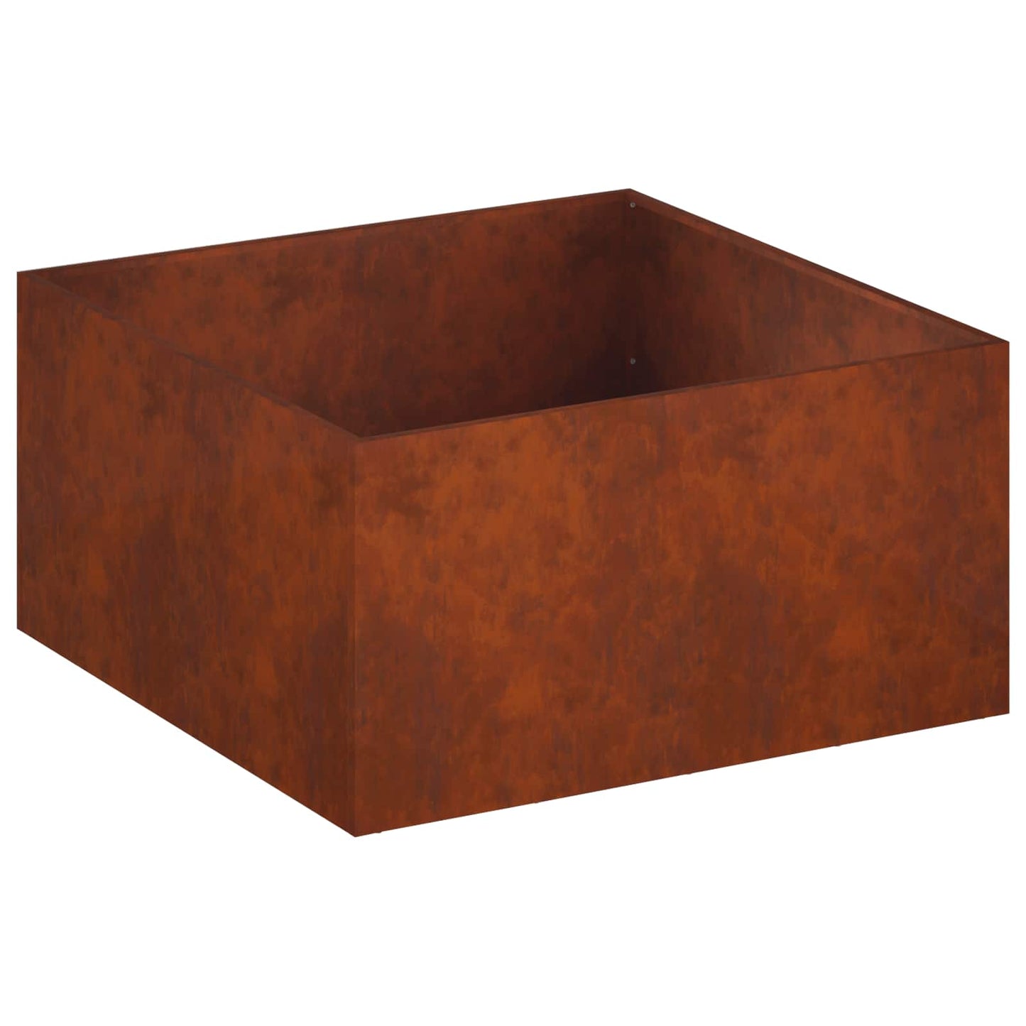 Kerti cserép 2 db Rozsdás 60 x 60 x 40 cm Időjárásálló Acél