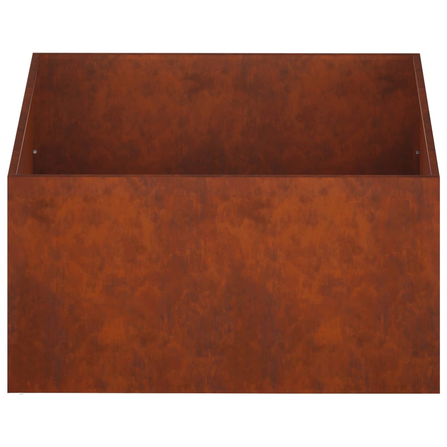 Kerti cserép 2 db Rozsdás 60 x 60 x 40 cm Időjárásálló Acél