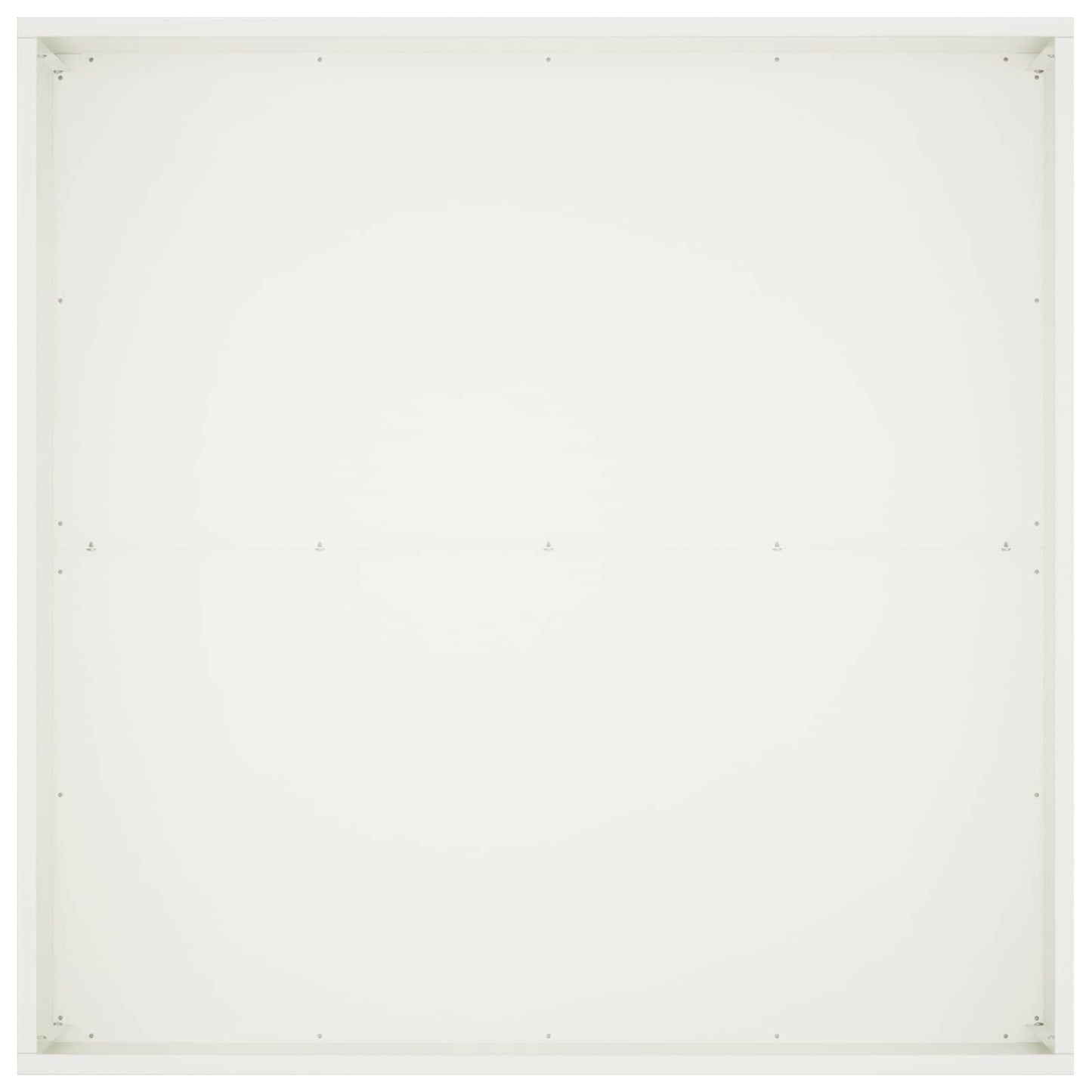 Kerti cserép 2 db Fehér 80 x 80 x 40 cm Hidegen hengerelt acél