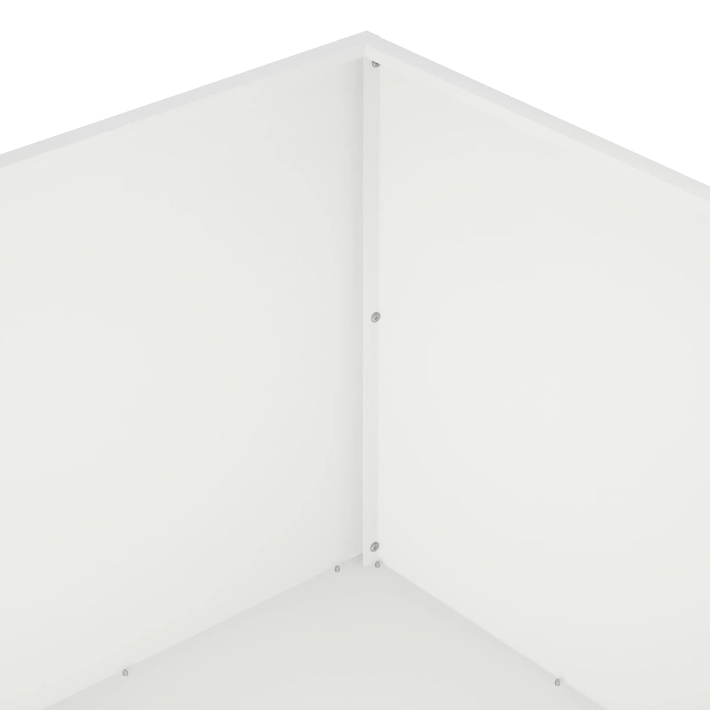 Kerti cserép 2 db Fehér 80 x 80 x 40 cm Hidegen hengerelt acél