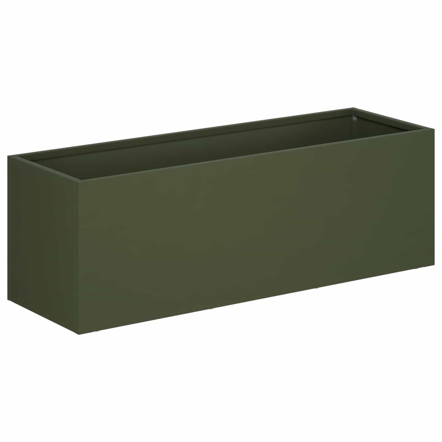 Kerti cserép 2 db Olajzöld 40 x 20 x 20 cm