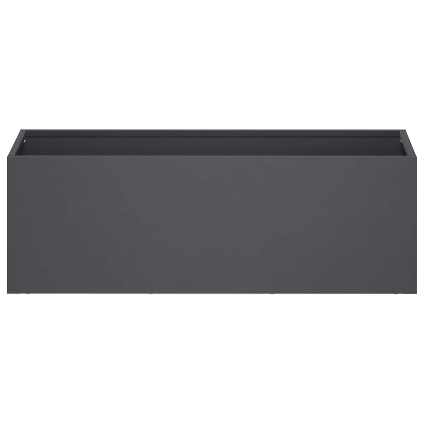 Kerti cserép 2 db Antracitszürke 60 x 20 x 20 cm