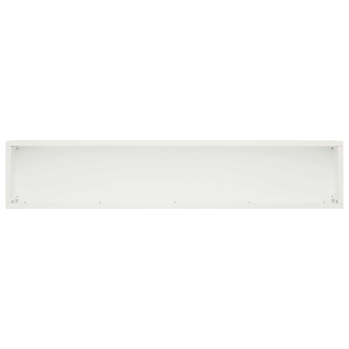 Kerti cserép 2 db Fehér 80 x 20 x 20 cm Hidegen hengerelt acél