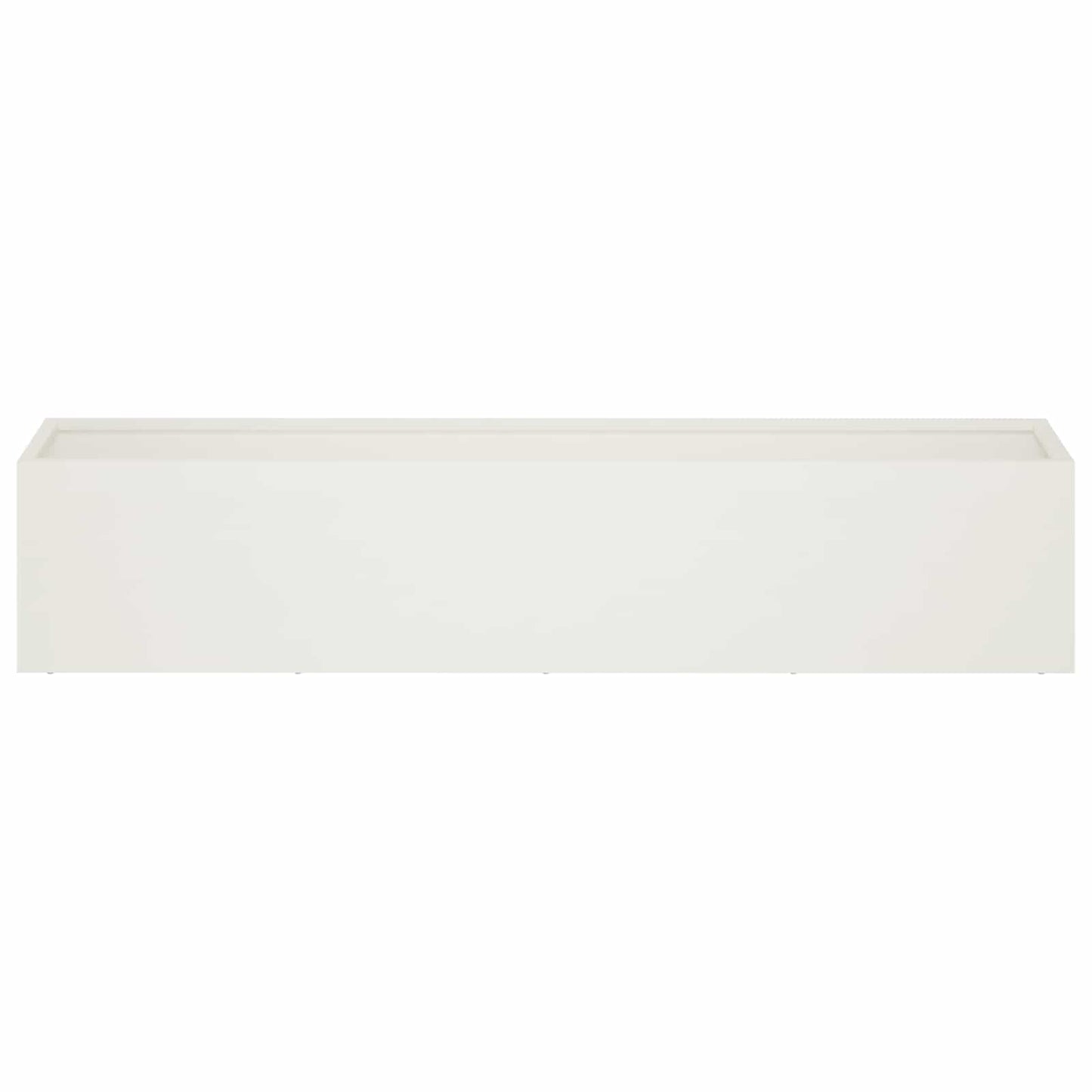 Kerti cserép Fehér 100 x 20 x 20 cm Hidegen hengerelt acél