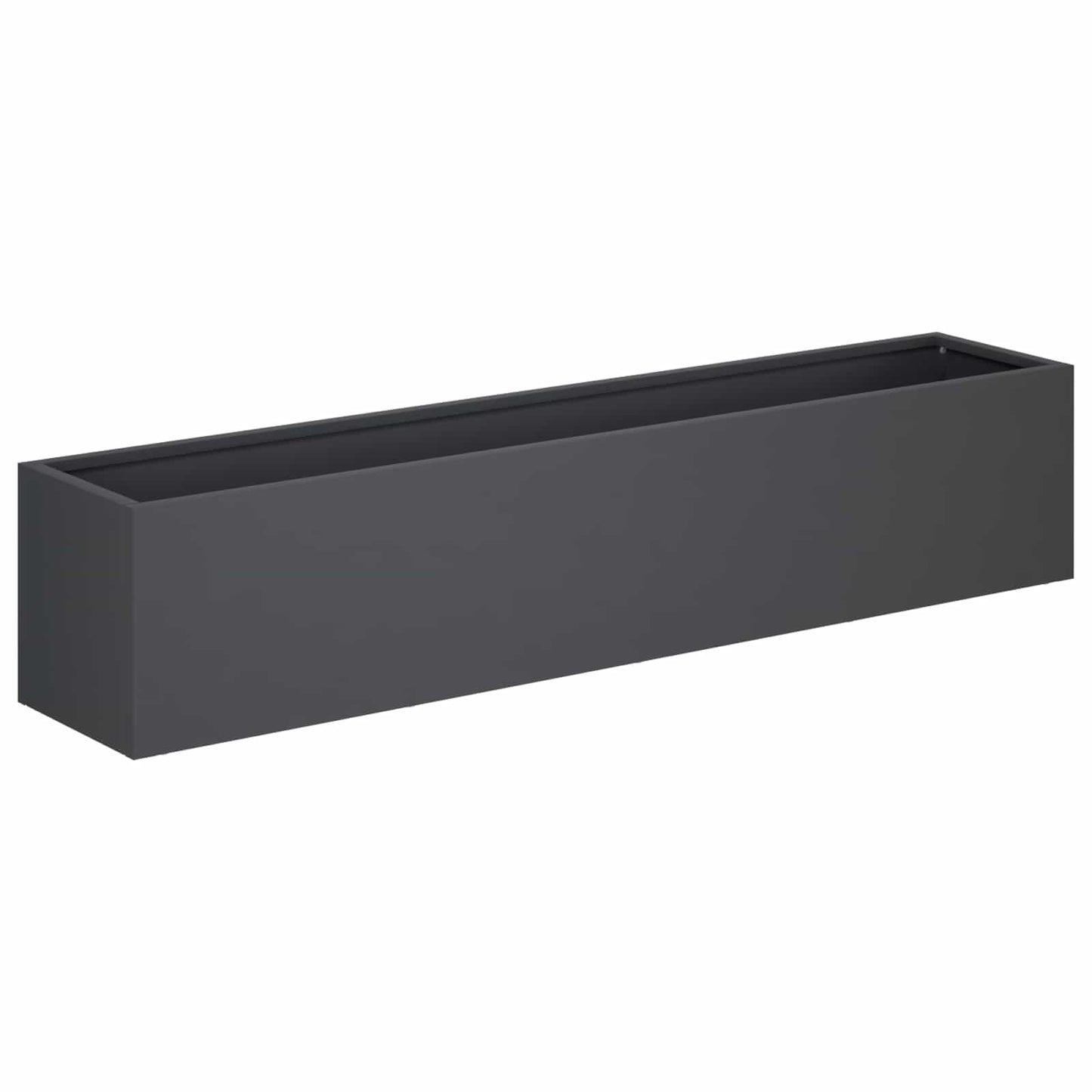 Kerti cserép 2 db Antracitszürke 100 x 20 x 20 cm